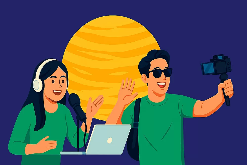 Astrological Combinations for Influencers, Content Creators and YouTubers