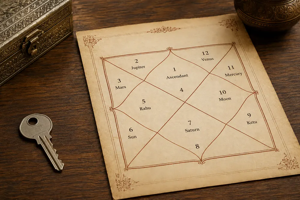How I found Lost Key using Prashna Kundali