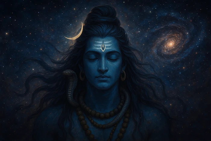 Nishith - Digital Art Depicting the Stillness of Shiva